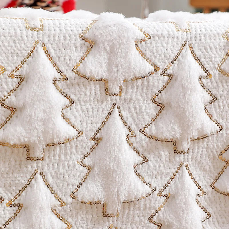 caminho de mesa de natal com lantejoulas sobre a mesa - foto 5