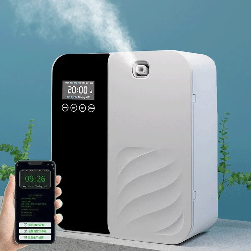 difusor de aromas branco com bluetooth e tela de toque - foto 2