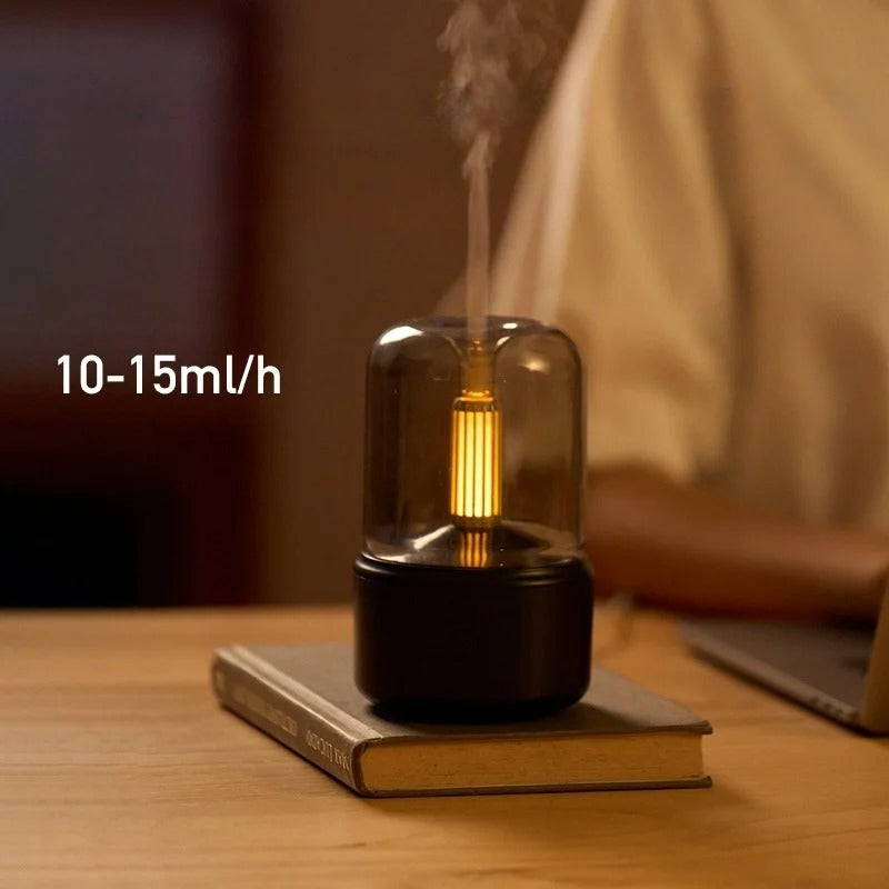 difusor lâmpada com efeito de vela e usb - foto 5