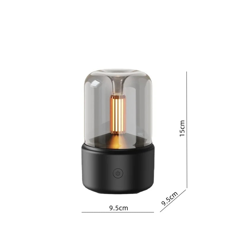 difusor lâmpada com efeito de vela e usb - foto 6
