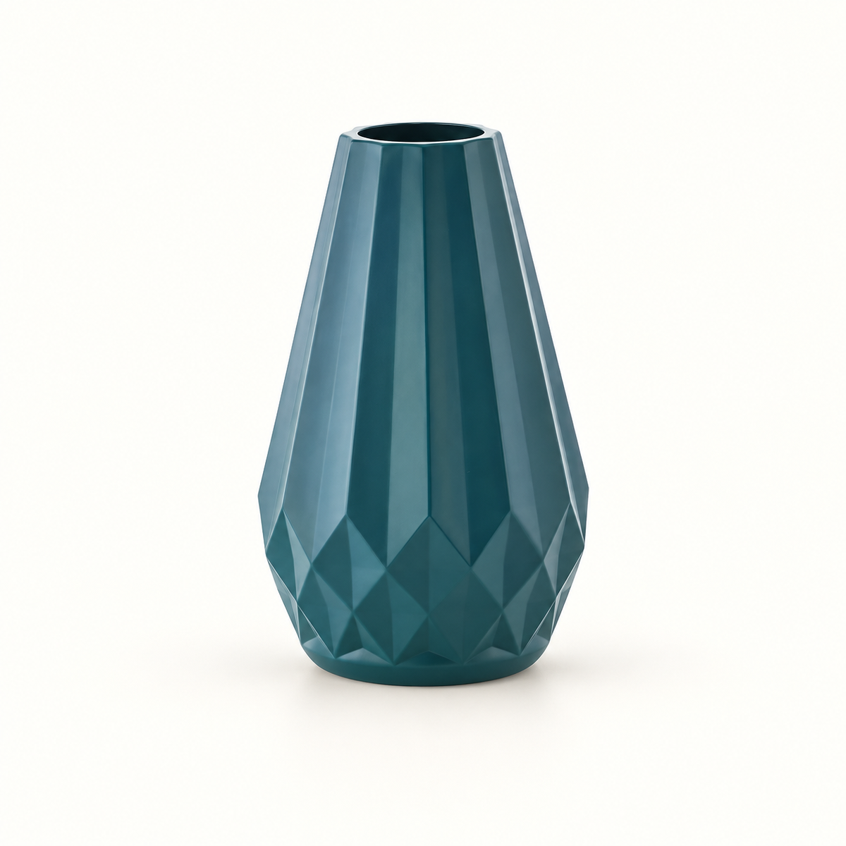 kit com três vasos geométricos estilo nórdico