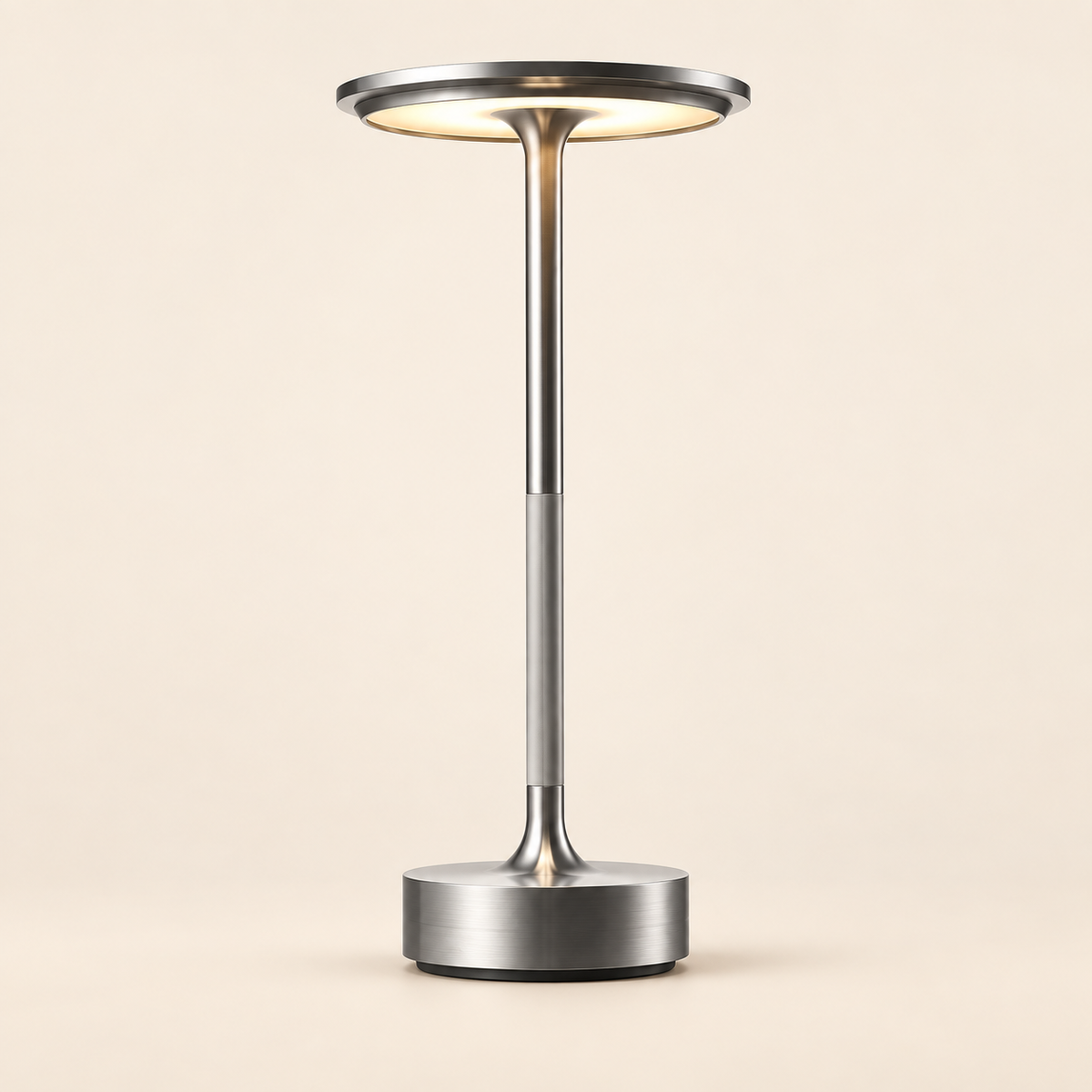 luminária de mesa led com toque e carregamento usb