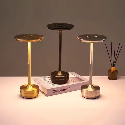 luminária de mesa led com toque e carregamento usb - foto 3