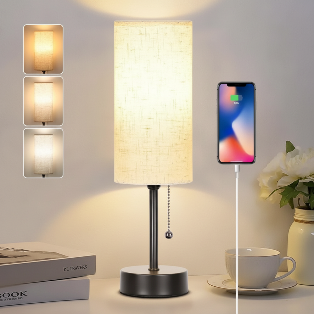 luminária de mesa recarregável sem fio - foto 3