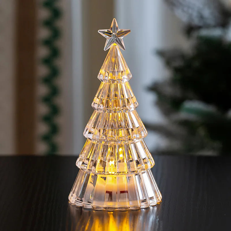 miniárvore de natal com led e efeito cristalino - foto 2