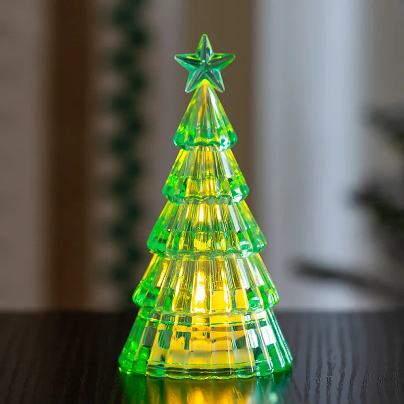 miniárvore de natal com led e efeito cristalino - foto 3