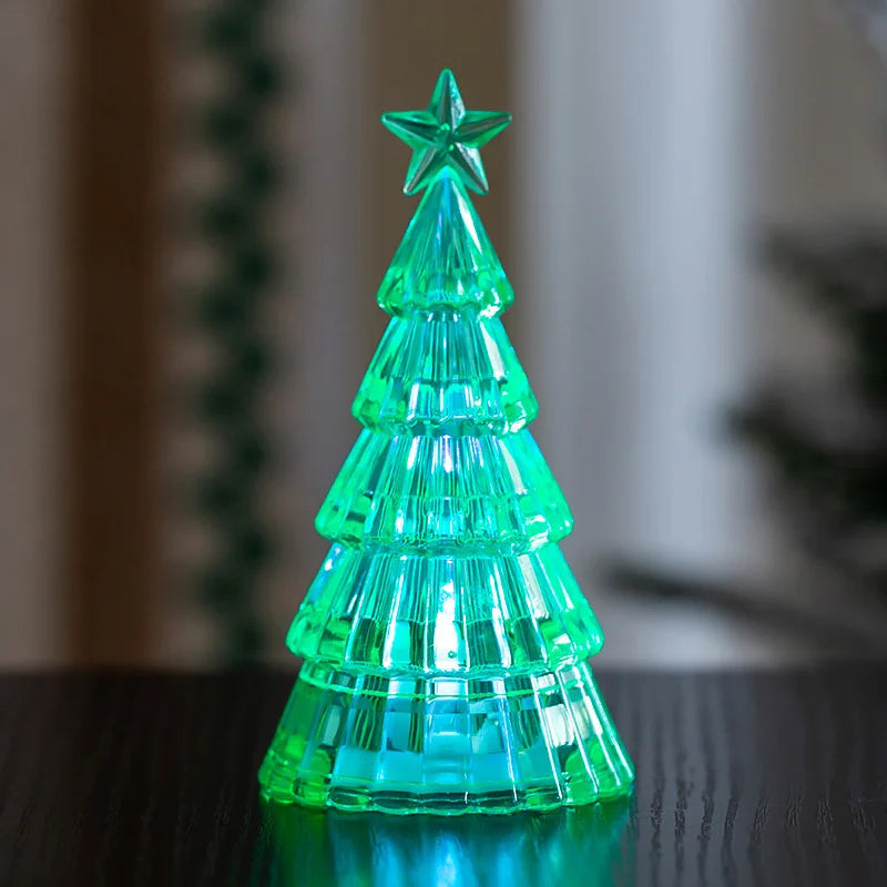 miniárvore de natal com led e efeito cristalino - foto 4