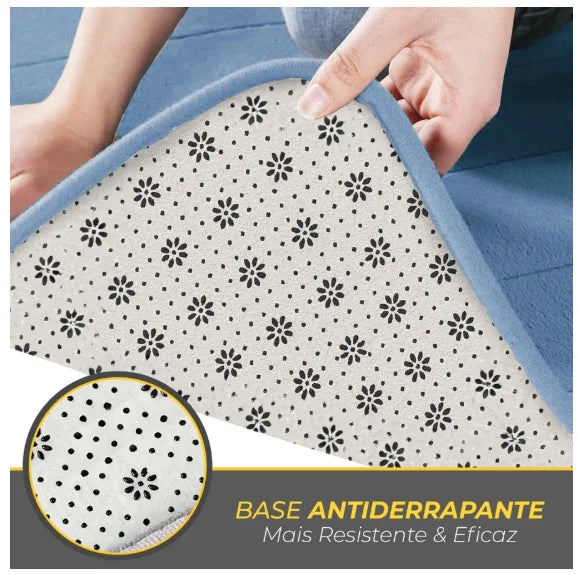 tapete de banheiro com espuma de memória 50x80 - foto 3