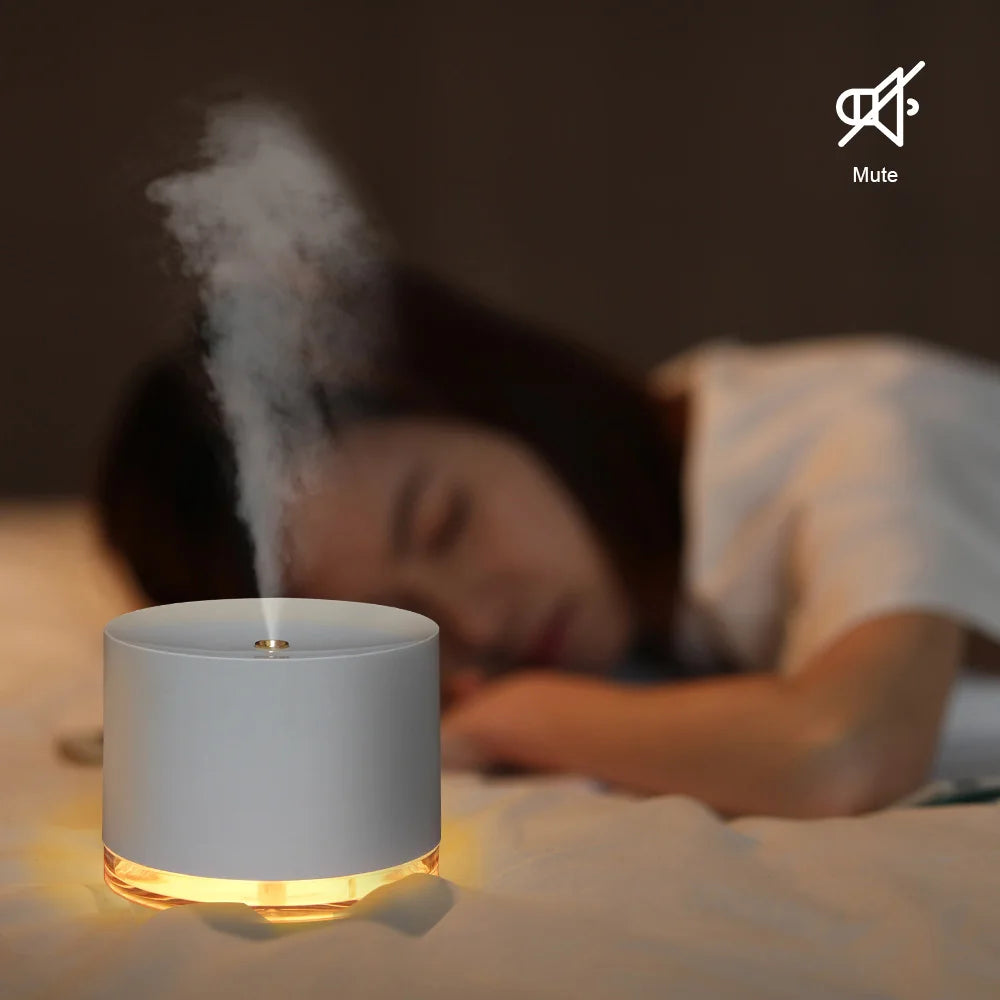 umidificador portátil usb com lâmpada noturna - foto 3