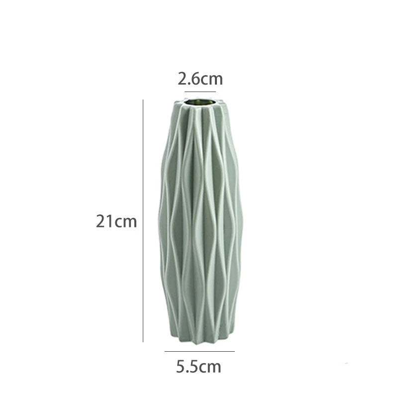 vaso decorativo com textura origami estilo nórdico - foto 5