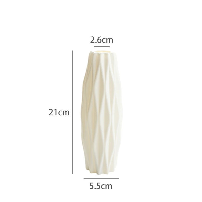 vaso decorativo com textura origami estilo nórdico - foto 6