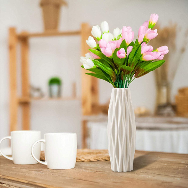 vaso decorativo com textura origami estilo nórdico - foto 15