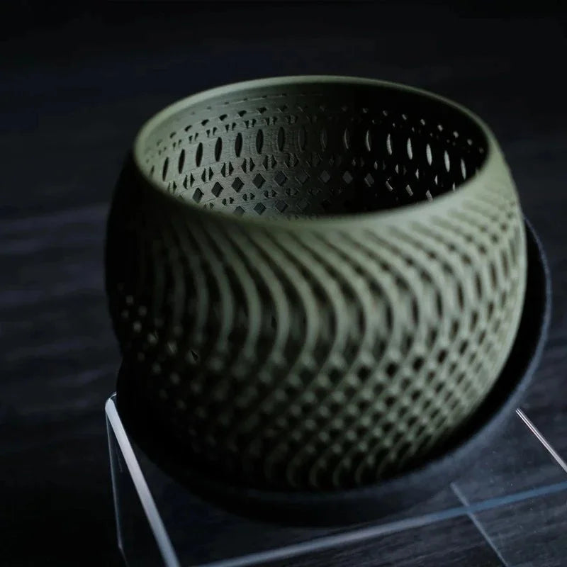 vaso poligonal decorativo impresso em 3d - foto 4
