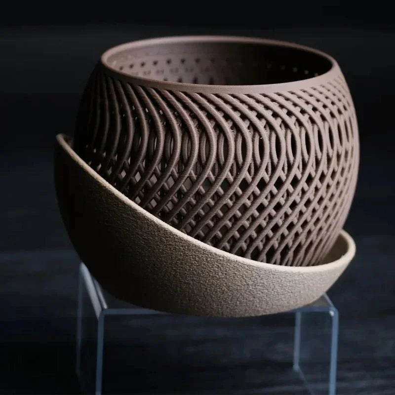 vaso poligonal decorativo impresso em 3d - foto 8