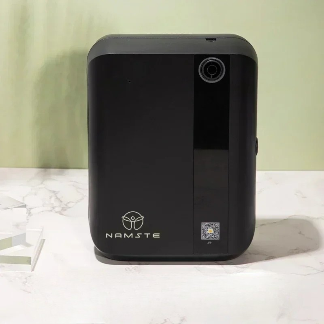 difusor de aromas bluetooth de 500 ml em preto e branco - foto 6