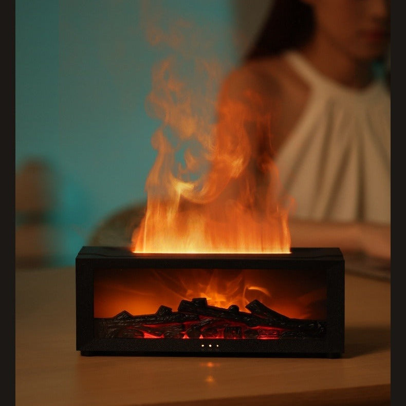 difusor de aromas com efeito de chama 3d e luz led - foto 7