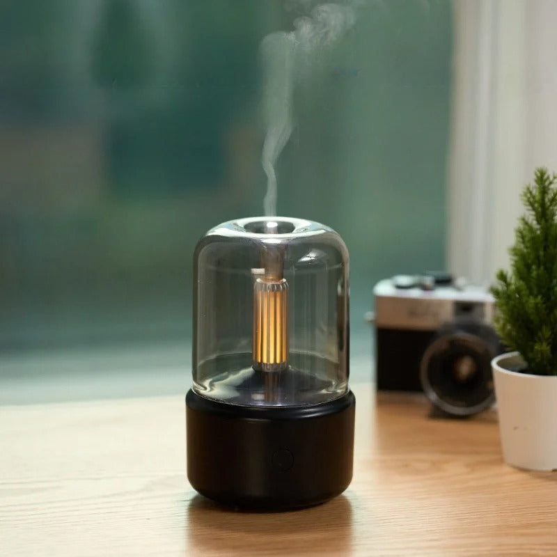 difusor lâmpada com efeito de vela e usb - foto 4