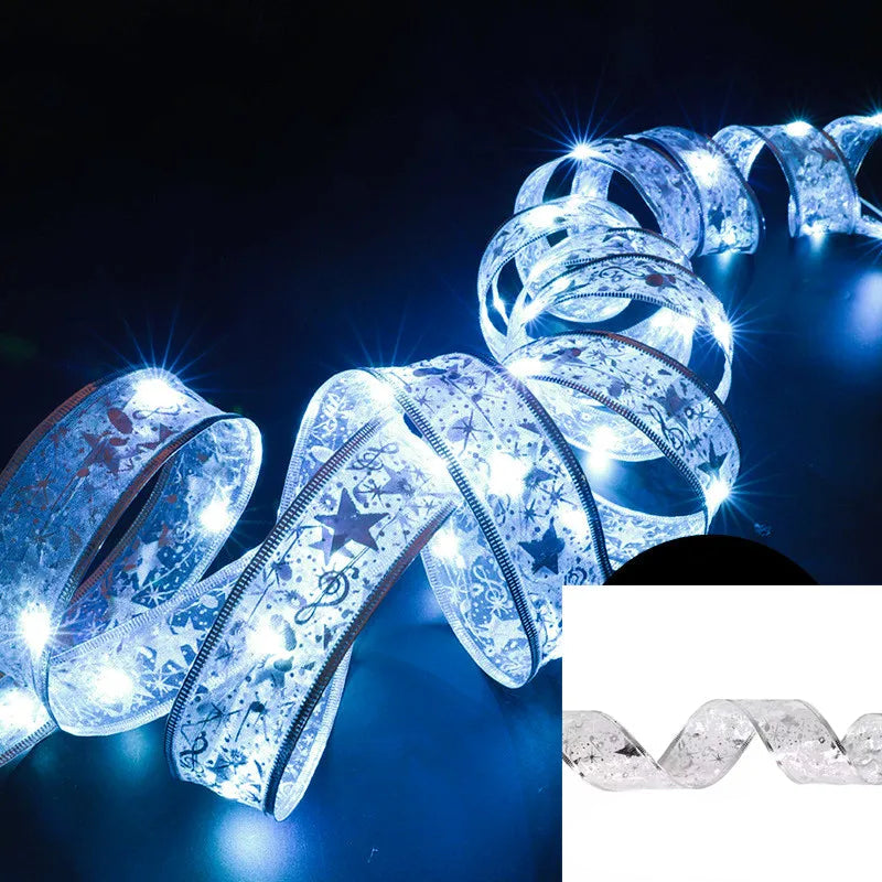 fita decorativa de natal com 100 leds na árvore - foto 6