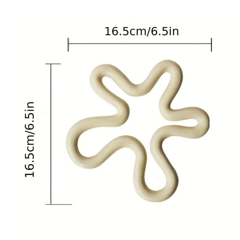 kit de 5 porta-copos de silicone irregulares empilhados - foto 8