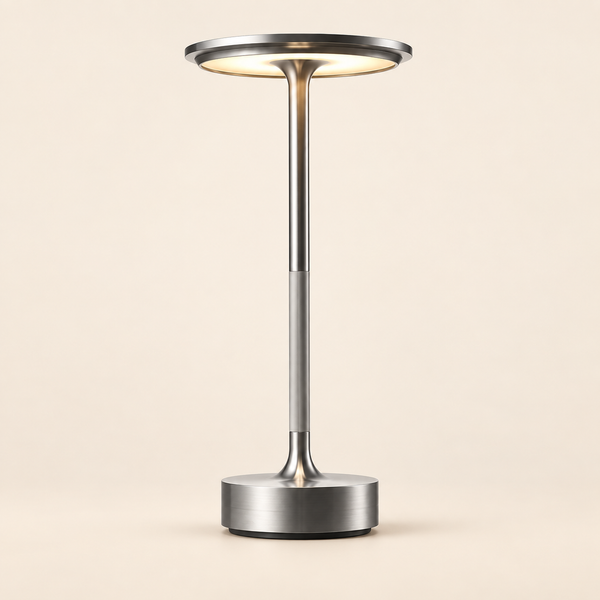 luminária de mesa led com toque e carregamento usb