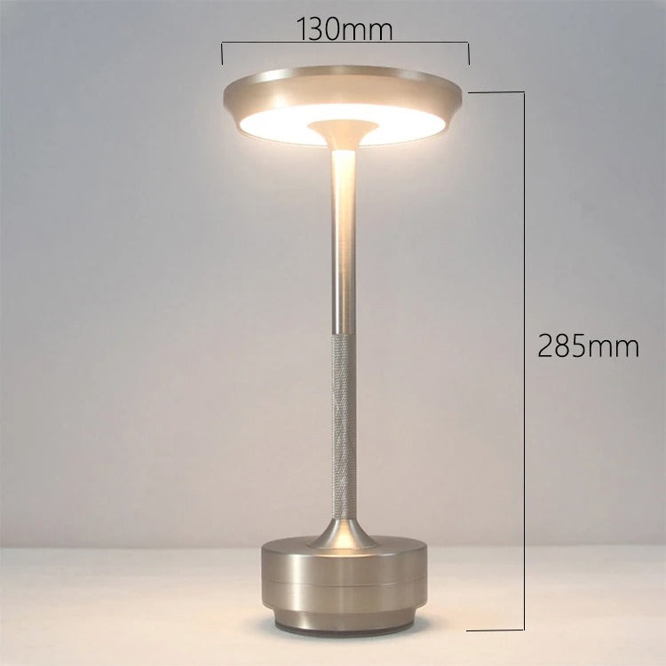 luminária de mesa led com toque e carregamento usb - foto 5