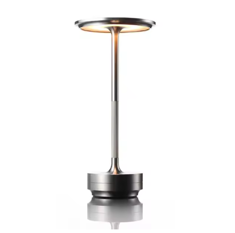 luminária de mesa led com toque e carregamento usb - foto 8