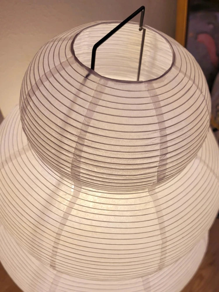 luminária de mesa japonesa led com três tons de luz na cabeceira - foto 7