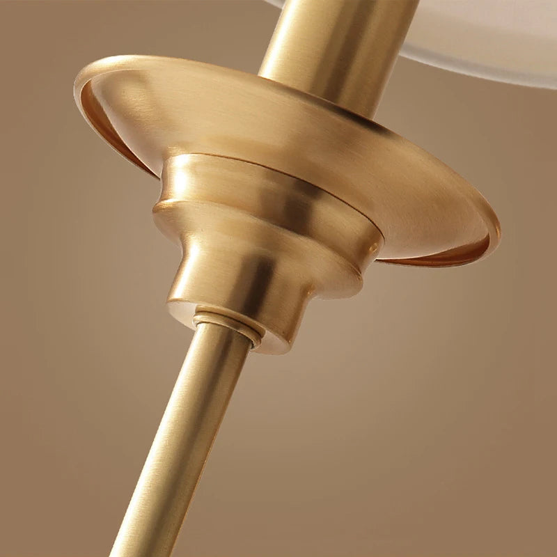luminária de parede clássica em cobre dourado - foto 2
