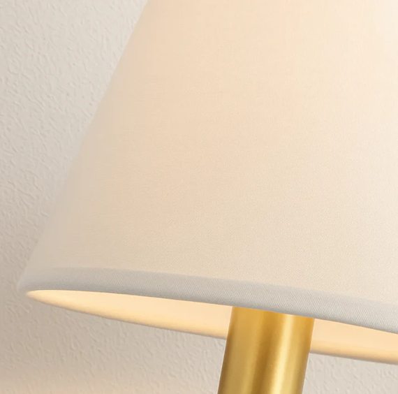 luminária de parede clássica em cobre dourado - foto 7