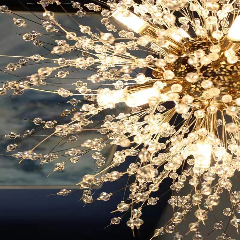 luminária pendente de esferas em cascata com led - foto 8
