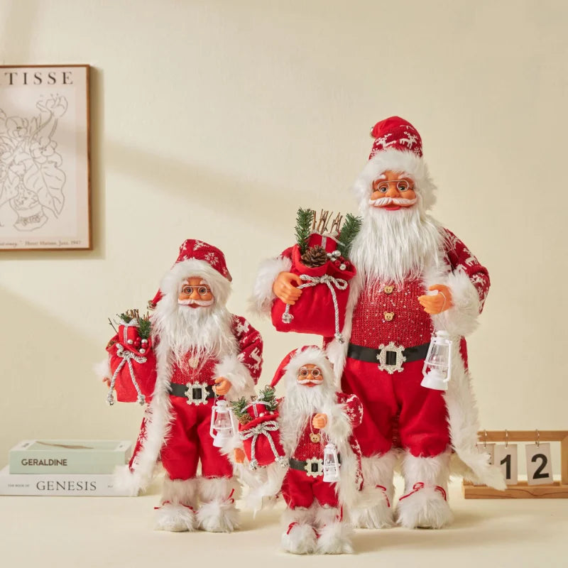 papai noel decorativo de tricô de 60 cm - foto 19