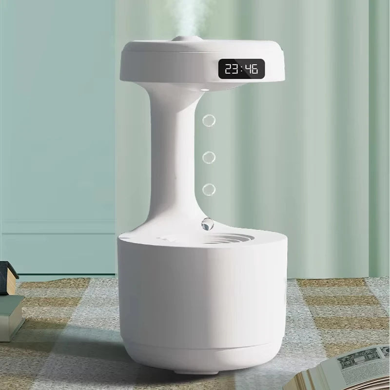 umidificador antigravidade com relógio led - foto 3