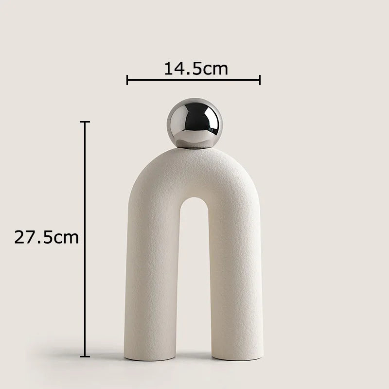 vaso de cerâmica em formato u - foto 9
