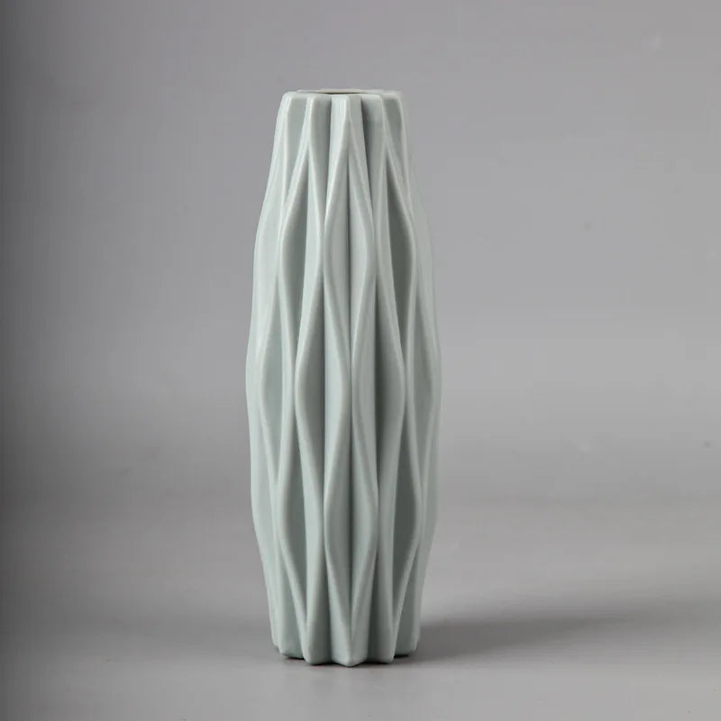 vaso decorativo com textura origami estilo nórdico - foto 12