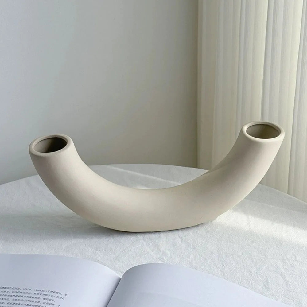 vaso decorativo em formato de lua crescente impresso em 3d - foto 5