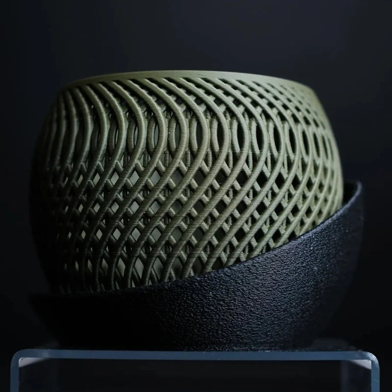vaso poligonal decorativo impresso em 3d - foto 6